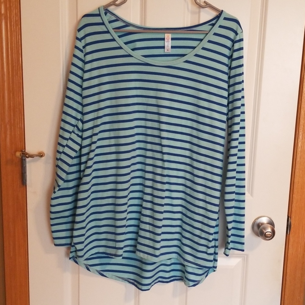 Lularoe XL striped Lynnae